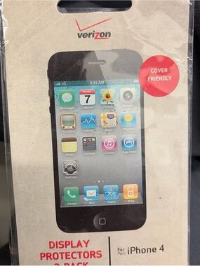 Black iPhone 4 Display Protectors (2-Pack)